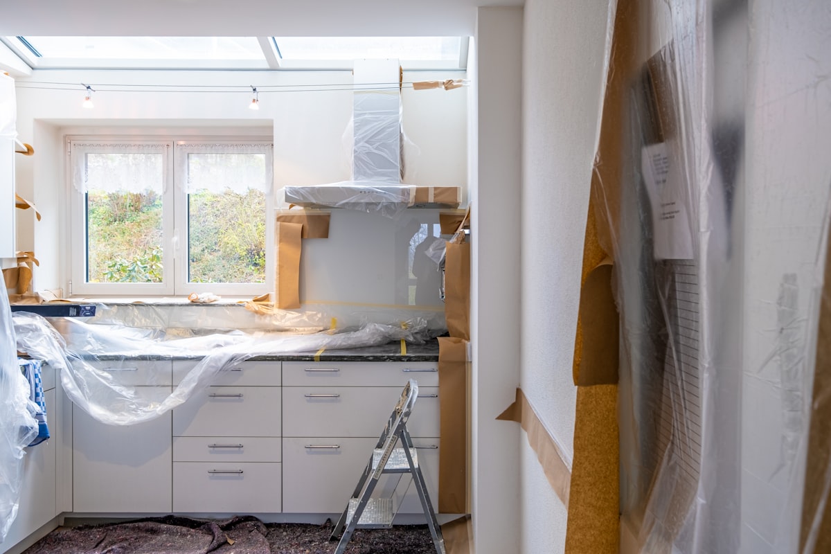 Køkken under renovering